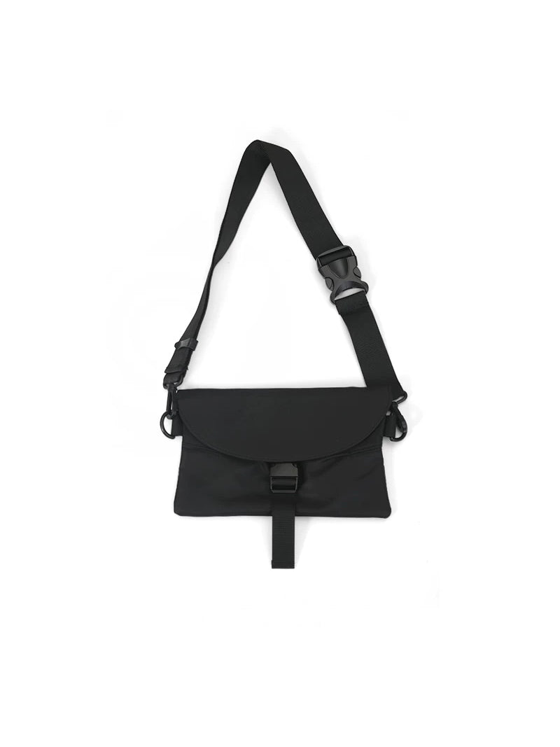 OFF-LABEL black crossbody bag with adjustable strap, bag-only option without chain