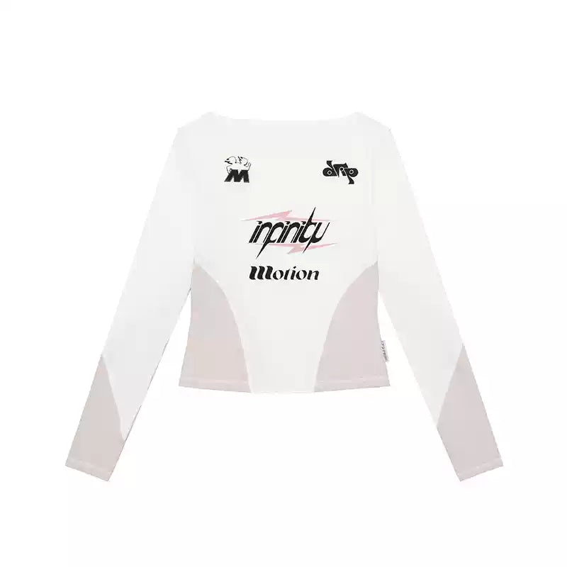 DAMAGE ASIA AW24 Racing Print Slim Tee