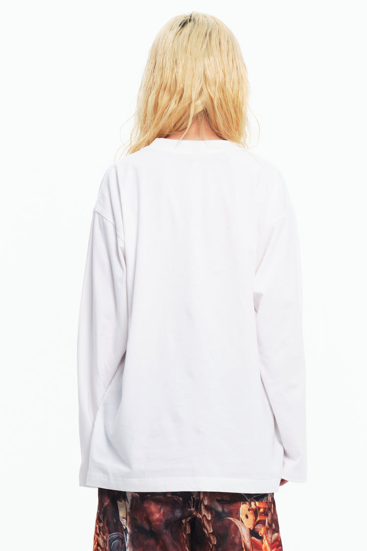 EMBRYO ABCD FOUR CHILDREN white graphic sweatshirt — additional product detail view