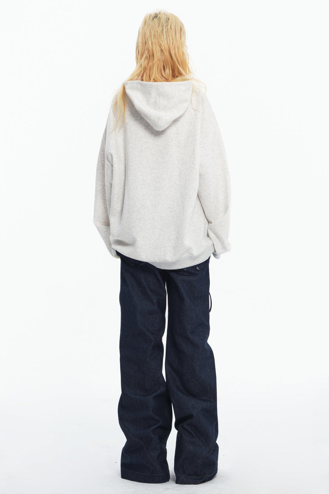EMBRYO STAR GIRL graphic hoodie — additional styled view