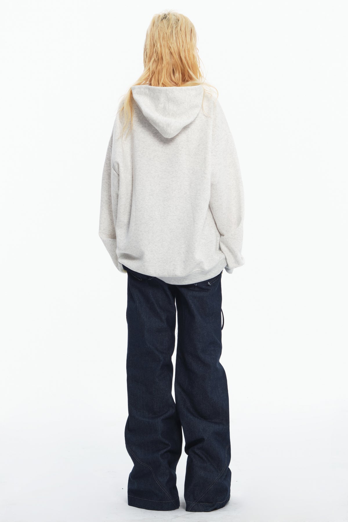 EMBRYO STAR GIRL graphic hoodie — additional styled view