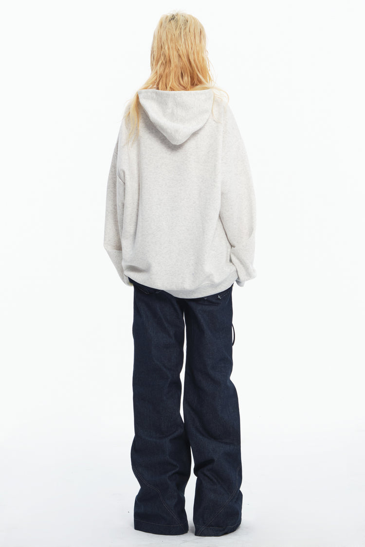 EMBRYO STAR GIRL graphic hoodie — additional styled view