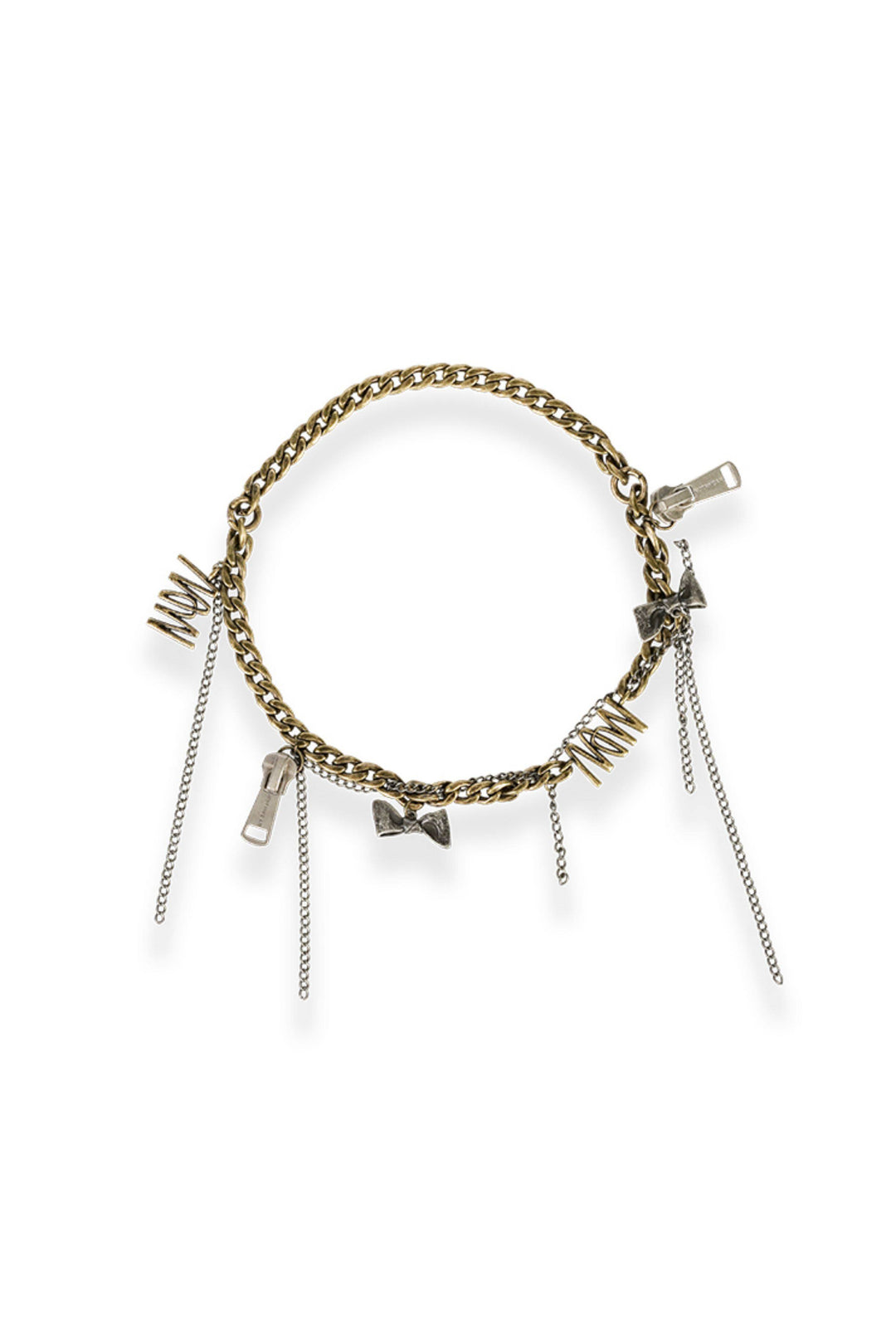 NAWS DIESEL WRAP antique chain necklace — catalog view showing the design and silhouette
