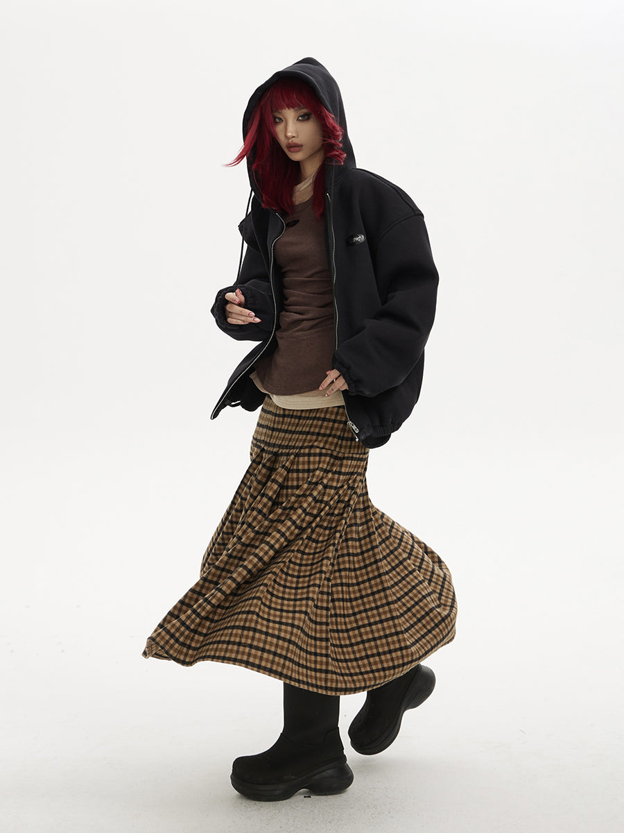 RETROFUTURE heavy wool skirt - Dragon Star