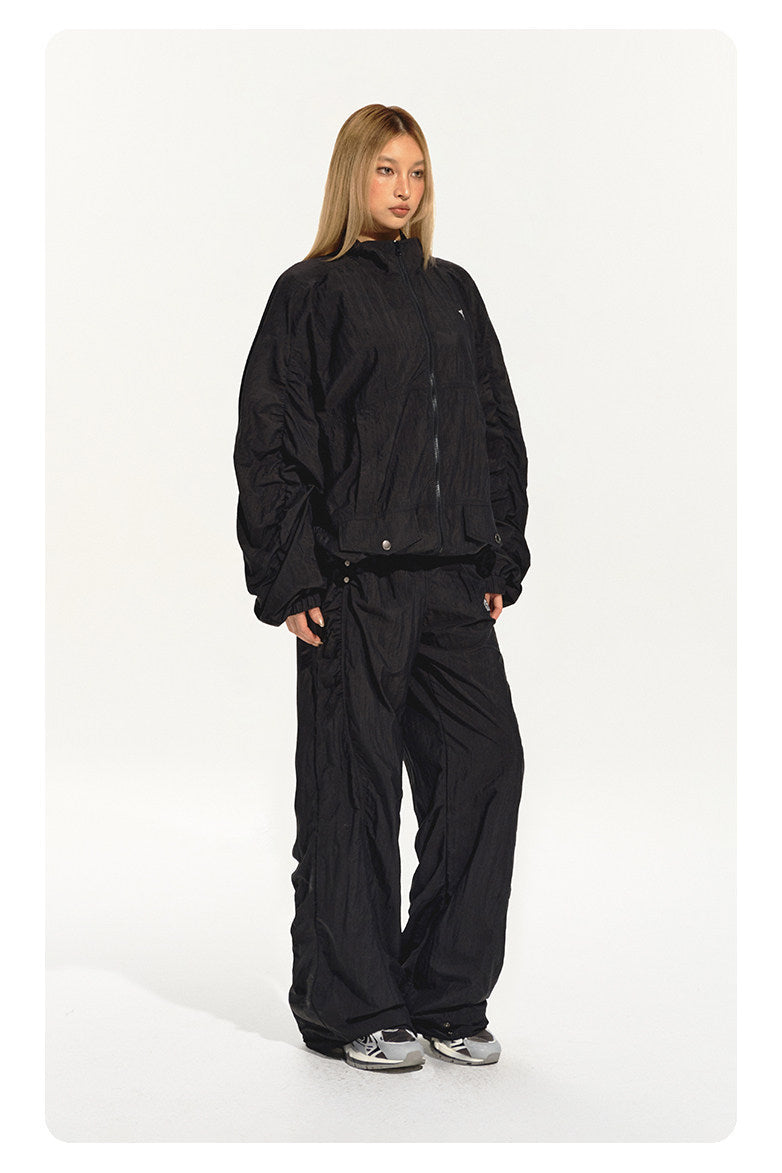 NAWS CLOUD three-proof softshell running pants — alternate modeled view showing the silhouette