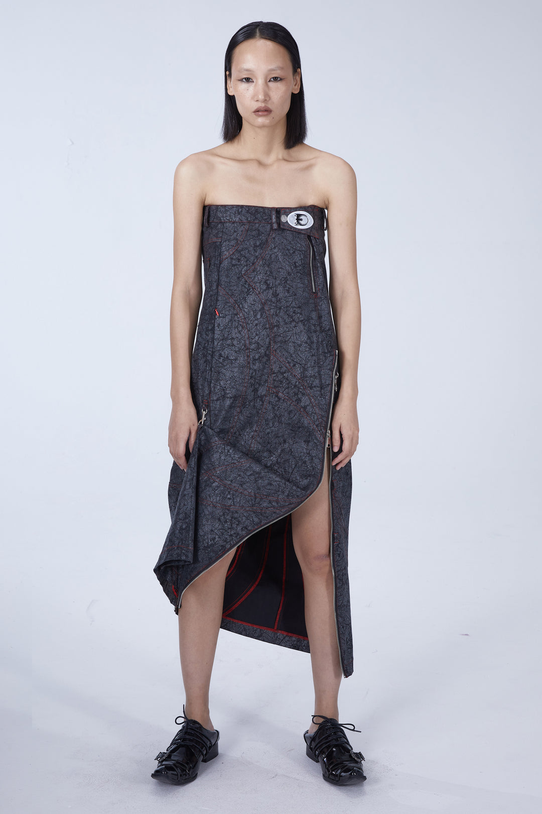 EMBRYO STRUCTURE convertible bustier & wide-leg pants — additional product detail view