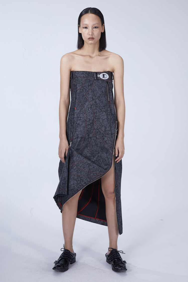 EMBRYO STRUCTURE convertible bustier & wide-leg pants — additional product detail view