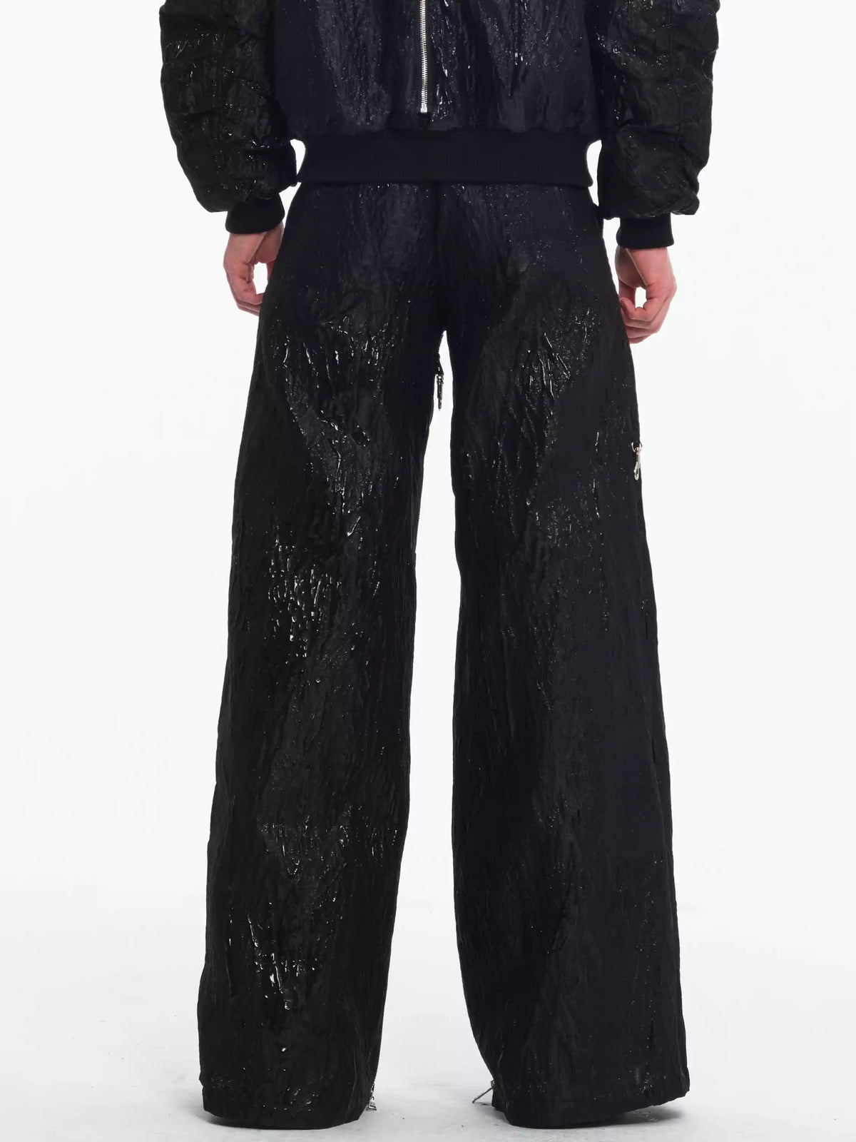 EMBRYO VENOM SHELL convertible zip skirt-pants — alternate product presentation