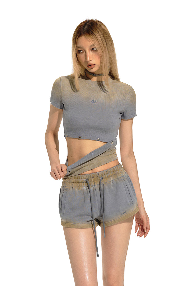 NAWS ROYAL BLUE MUD-DYE DISASSEMBLY TEE