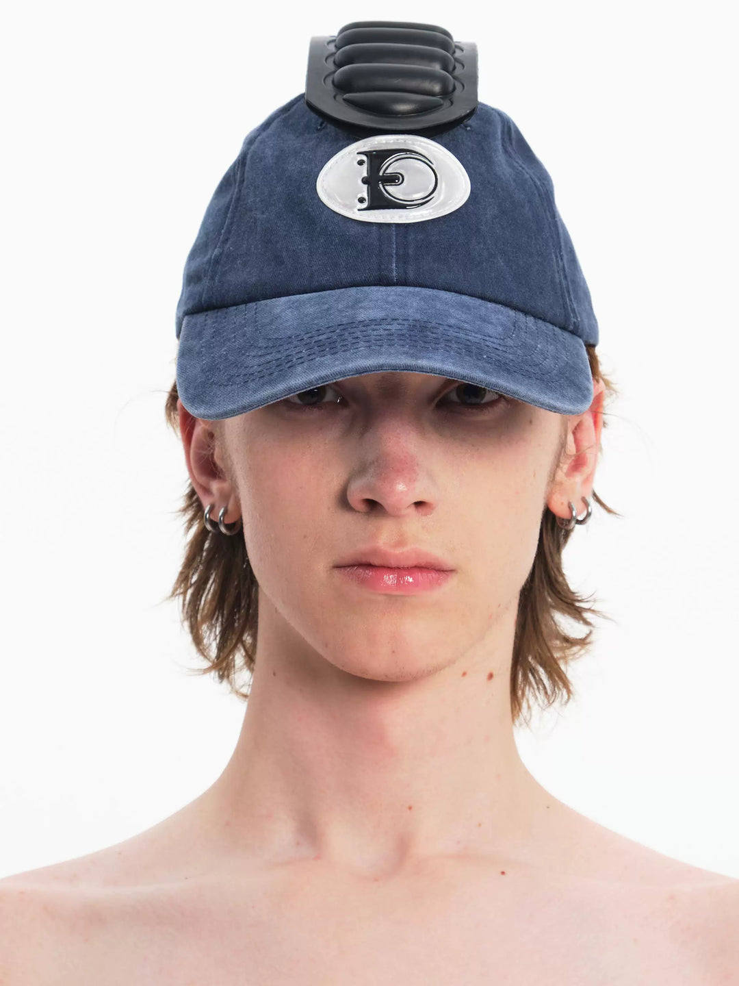 EMBRYO AIR CLAW washed baseball cap — front product presentation