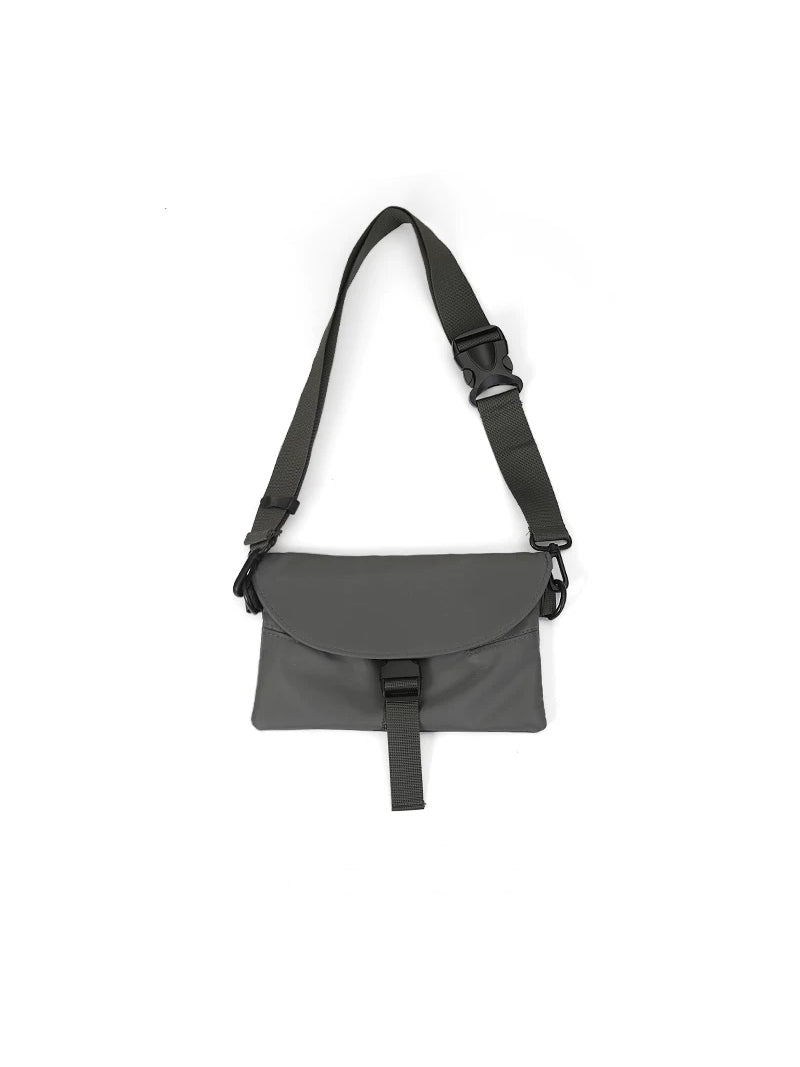 OFF-LABEL gray crossbody bag with adjustable strap, bag-only option without chain