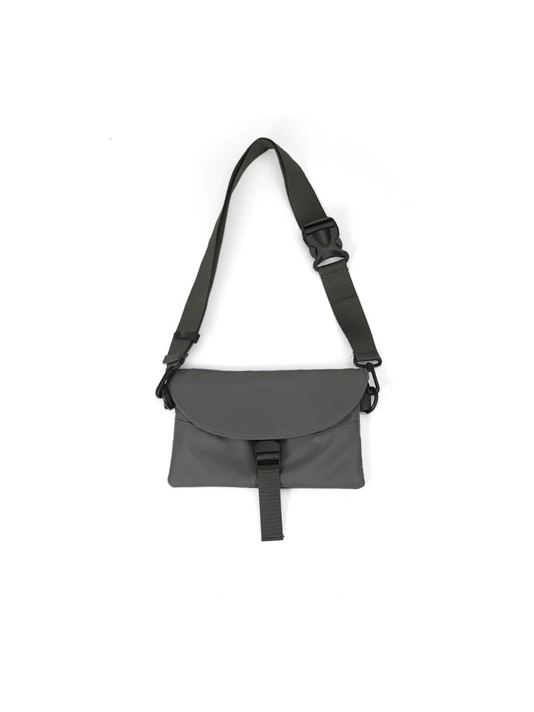OFF-LABEL gray crossbody bag with adjustable strap, bag-only option without chain
