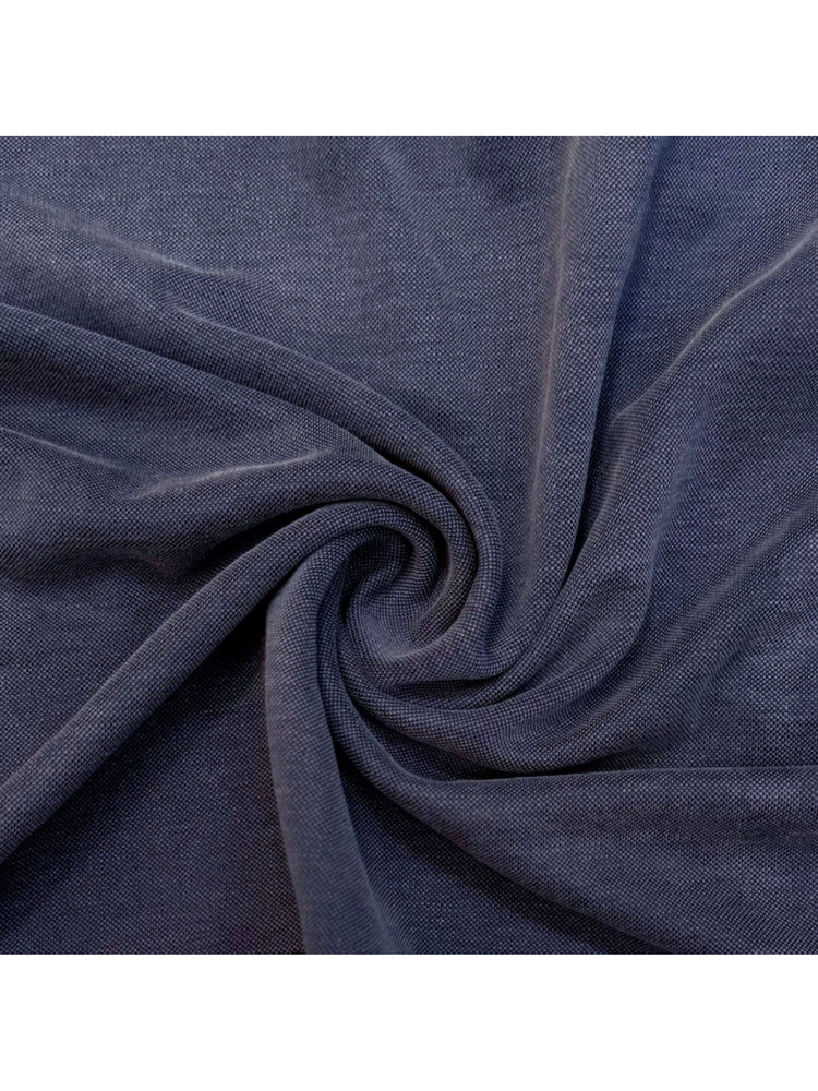 LIGHTSHADOW spirit deconstructed technical tee — purple cupro knit texture close-up