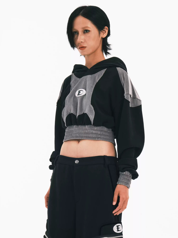 EMBRYO GUARD CORE cropped graphic sweatshirt — alternate product presentation