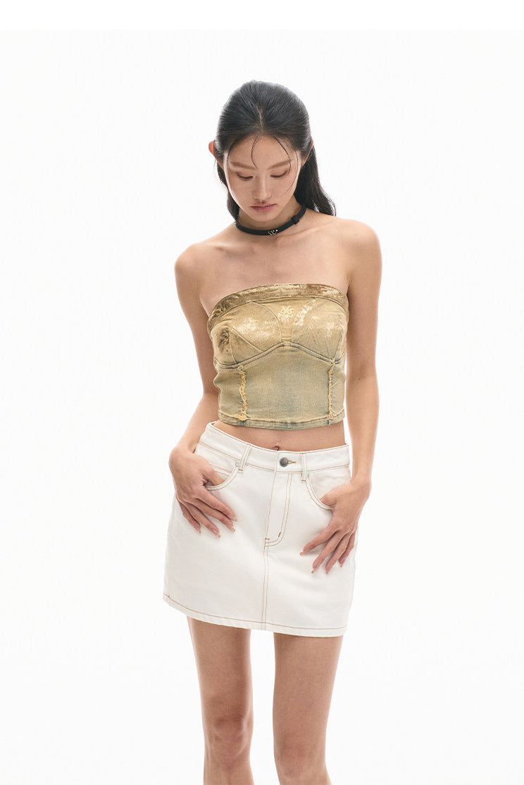 NAWS WIND CHASER leather choker — product detail view showing texture and hardware