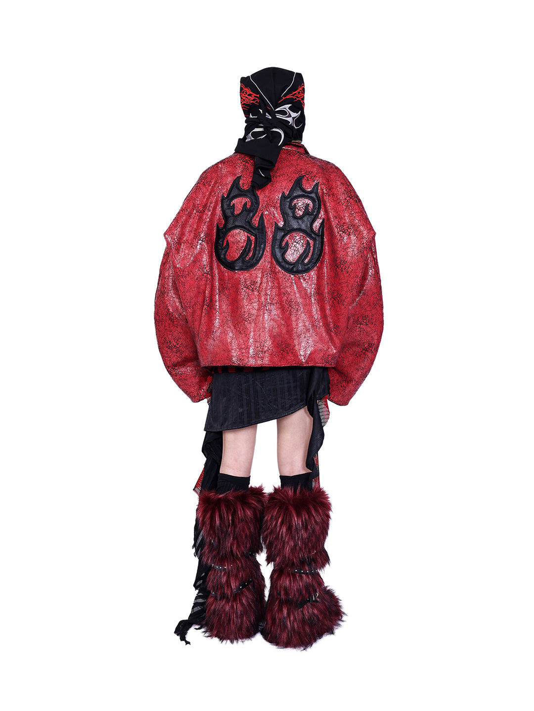 ELECTRIC MOON CRACKED LEATHER JACKET