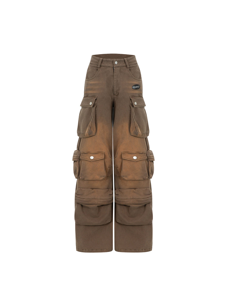 ROOFER heavy industry washed tooling pants - Dragon Star