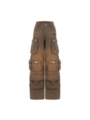 ROOFER heavy industry washed tooling pants