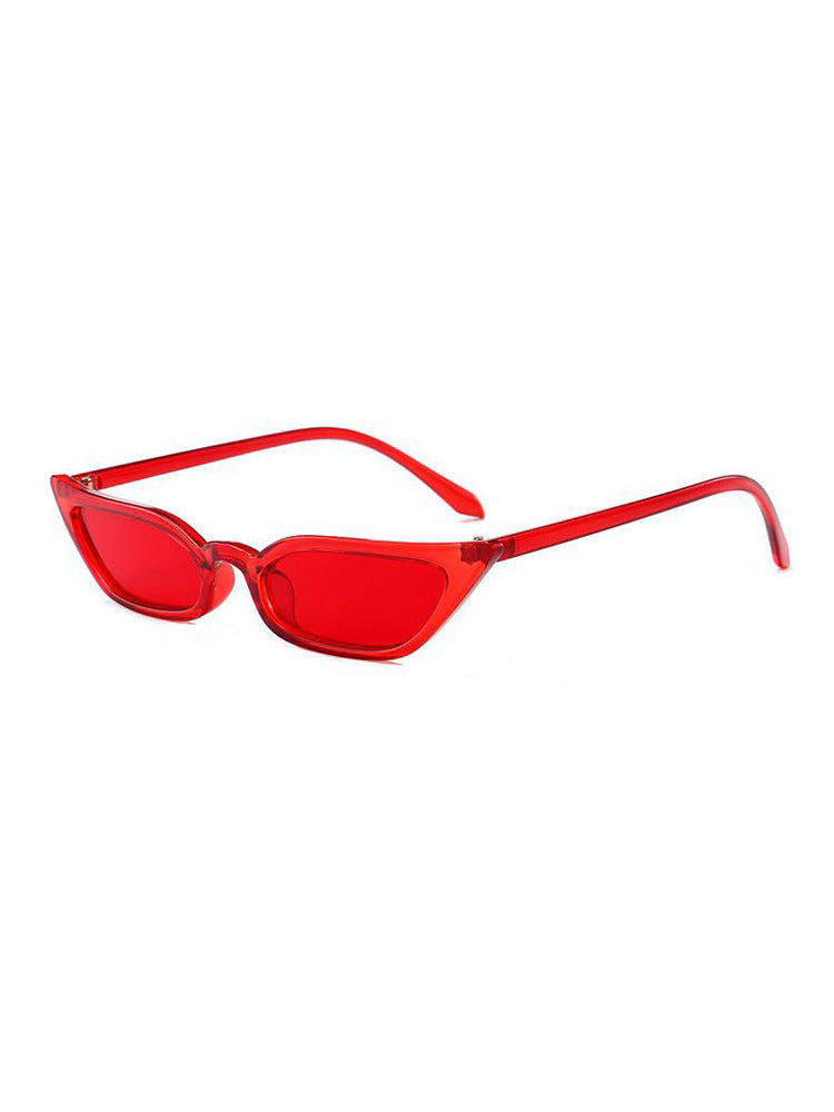 MSPACE WIZARD EYES cat-eye sunglasses in red, solo product view