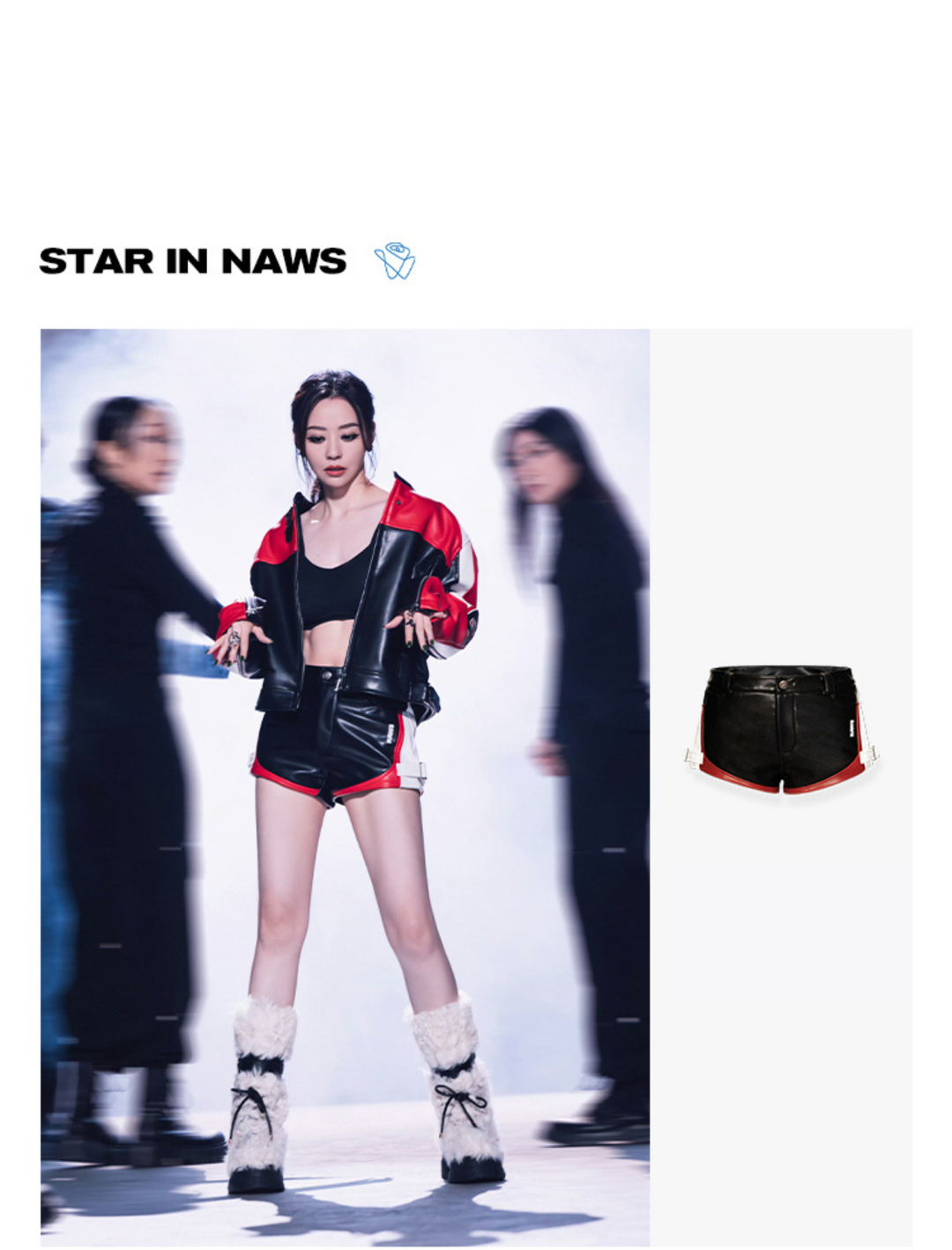 NAWS Short Leather Motorcycle Shorts