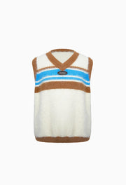 COCONUT MOCHA v-neck vest