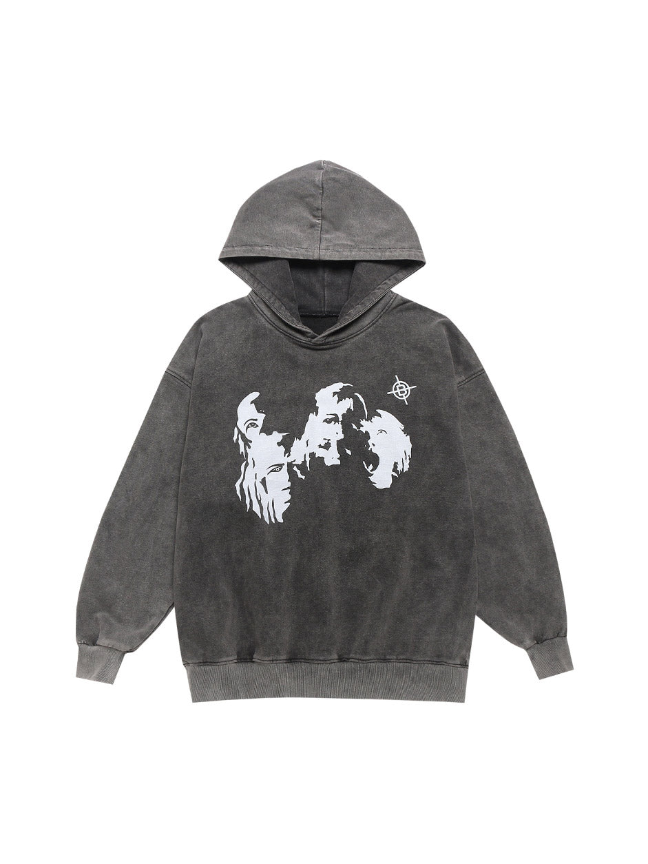 BANDITK washed hoodie - Dragon Star