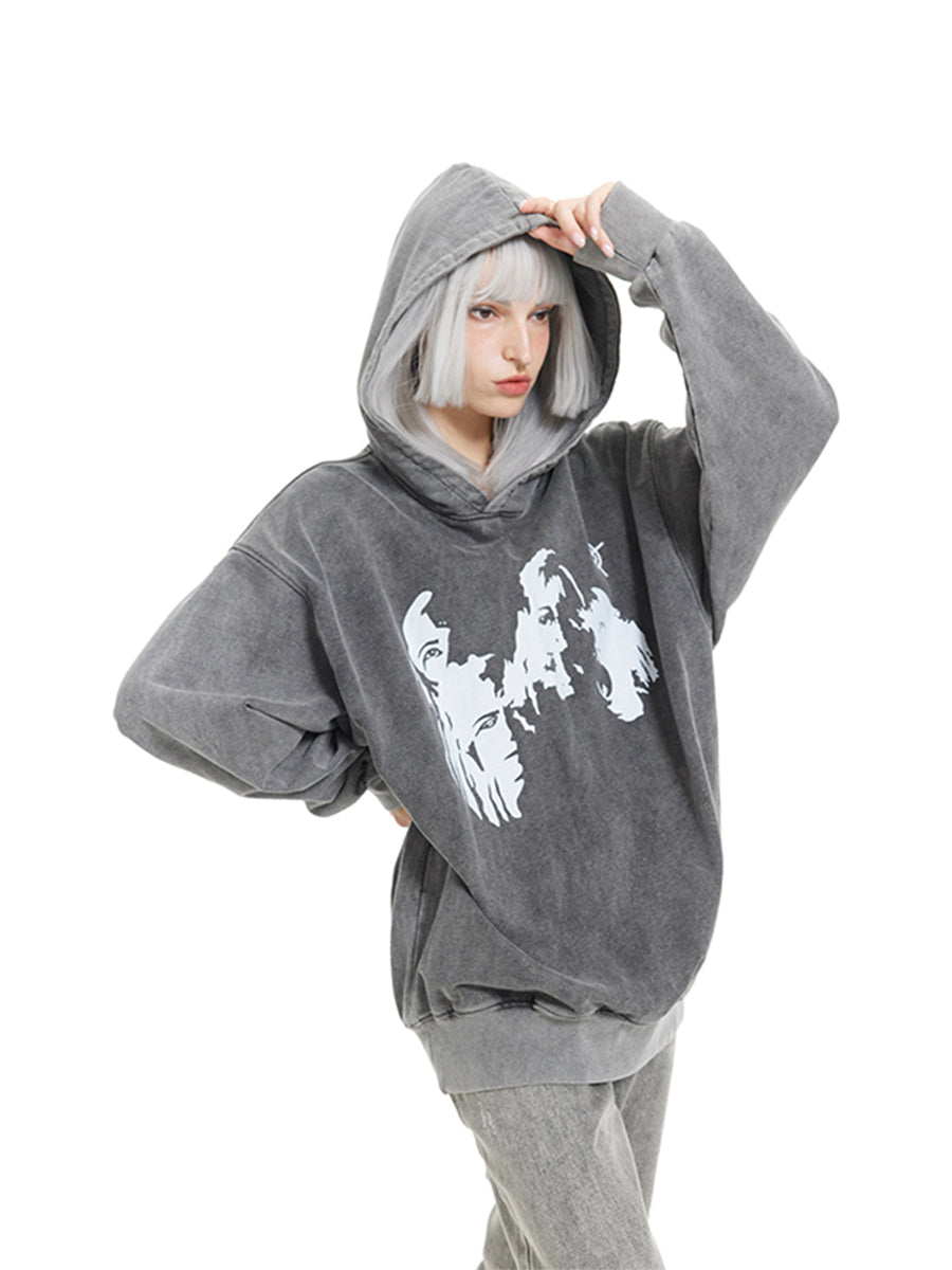 BANDITK washed hoodie - Dragon Star