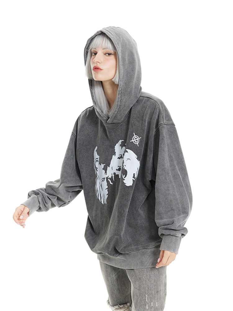 BANDITK washed hoodie - Dragon Star