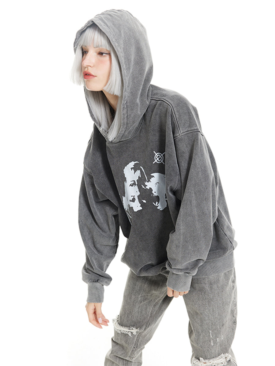 BANDITK washed hoodie - Dragon Star