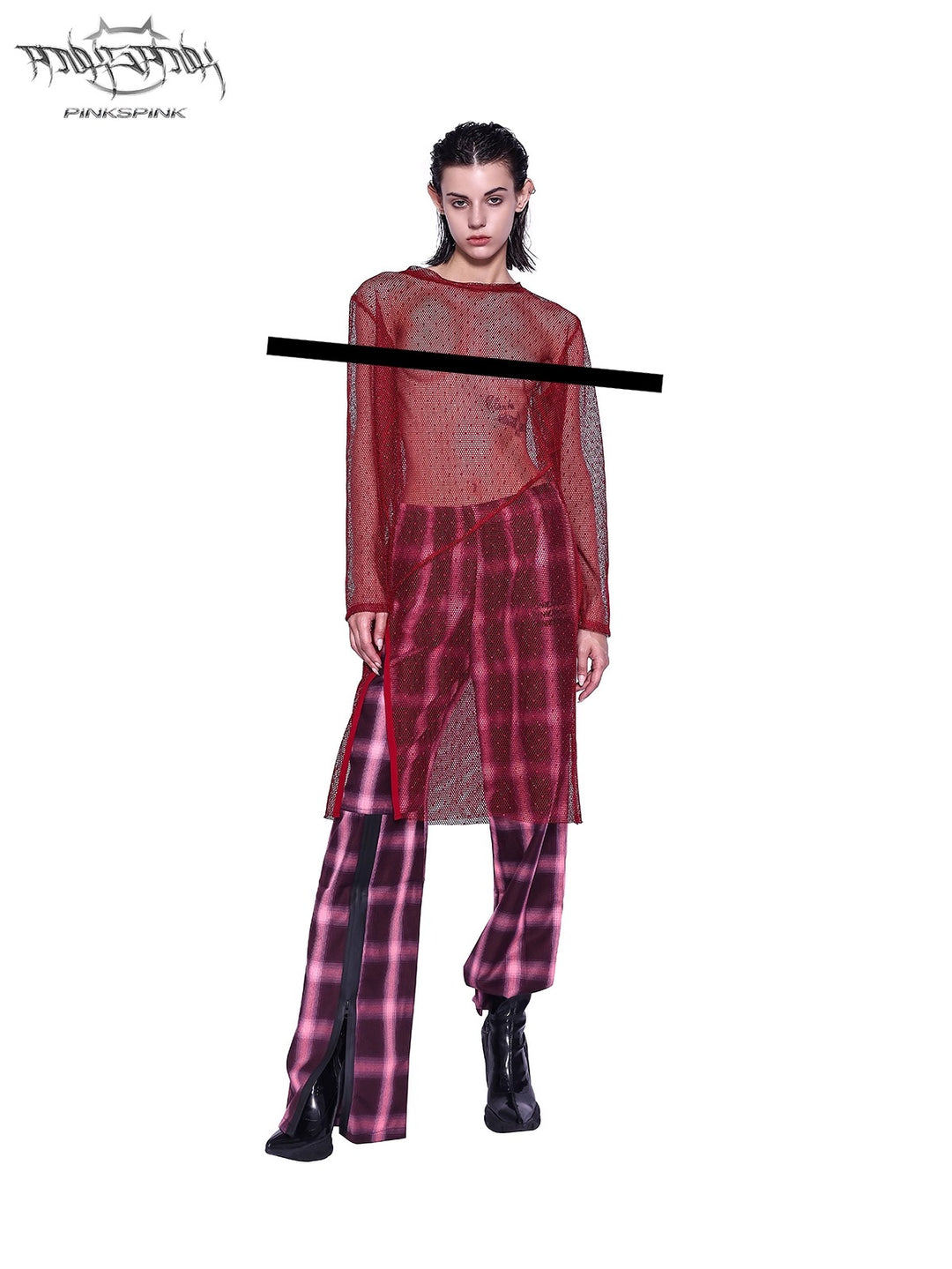 Y2K MESH BOTTOMING TEE