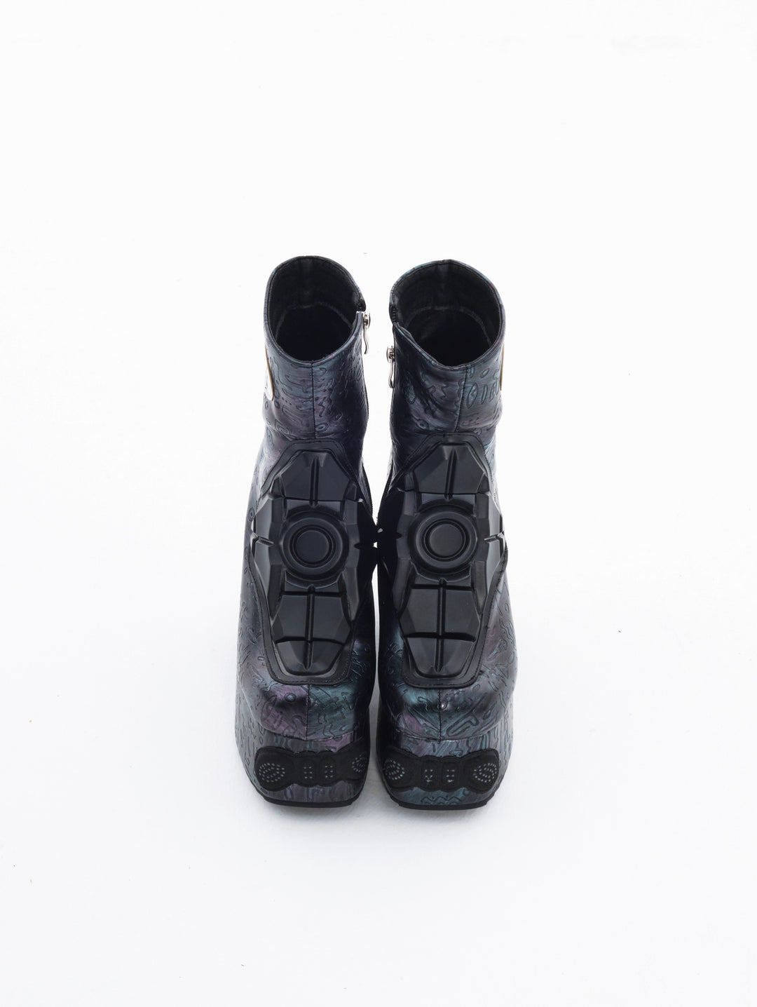 Embryo Project Oracle High-Heeled Platform Leather Boots