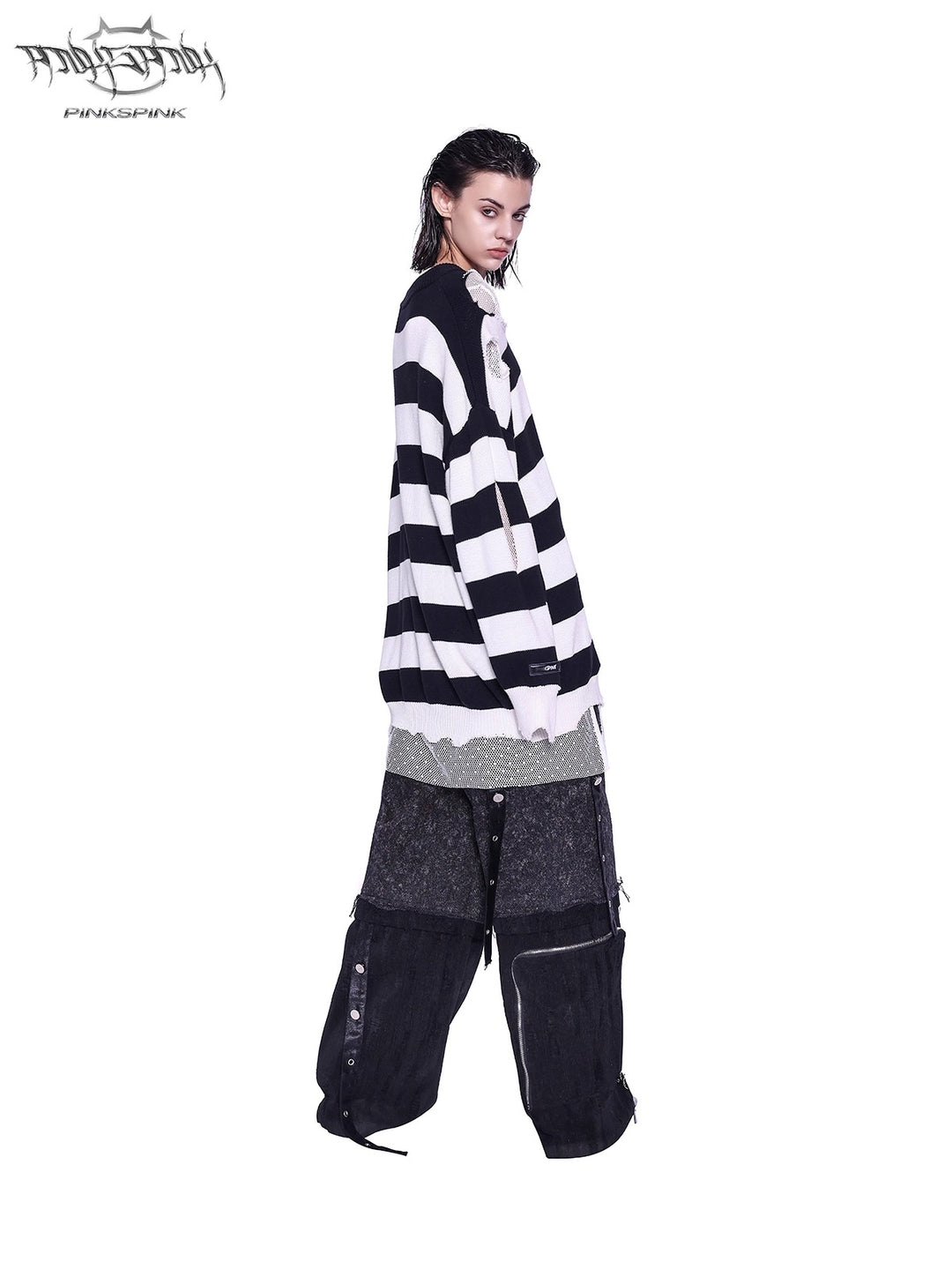 Y2K MESH BOTTOMING TEE