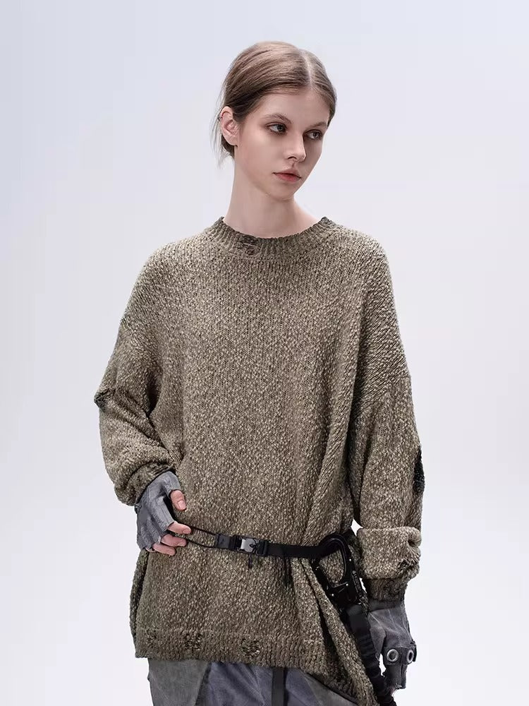 deres Artémis half sleeve sweater ARTEMIS dirty dye wasteland territory sweater – Dragon Star