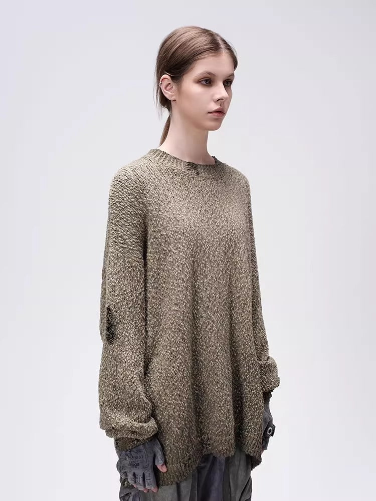 ARTEMIS dirty dye wasteland territory sweater