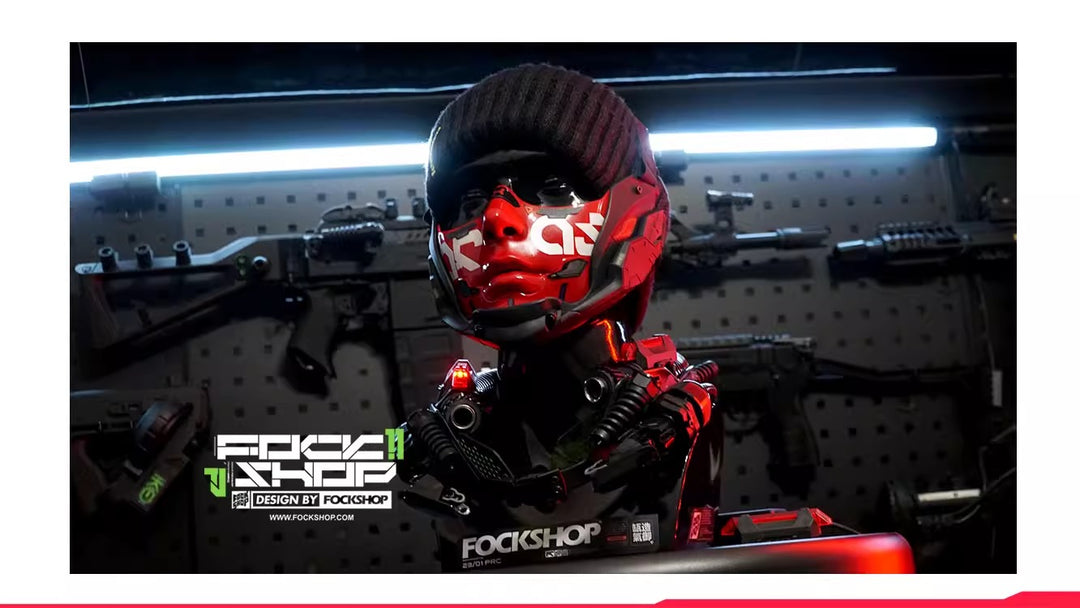 CYBERPUNK FOCKSHOP human face mask