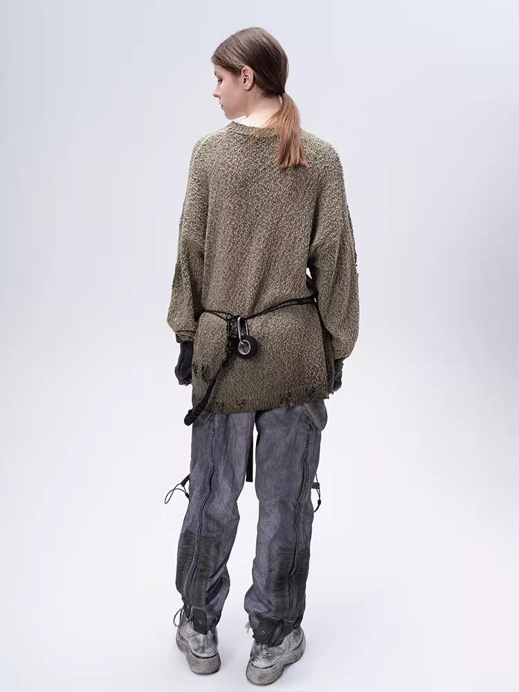 ARTEMIS dirty dye wasteland territory sweater