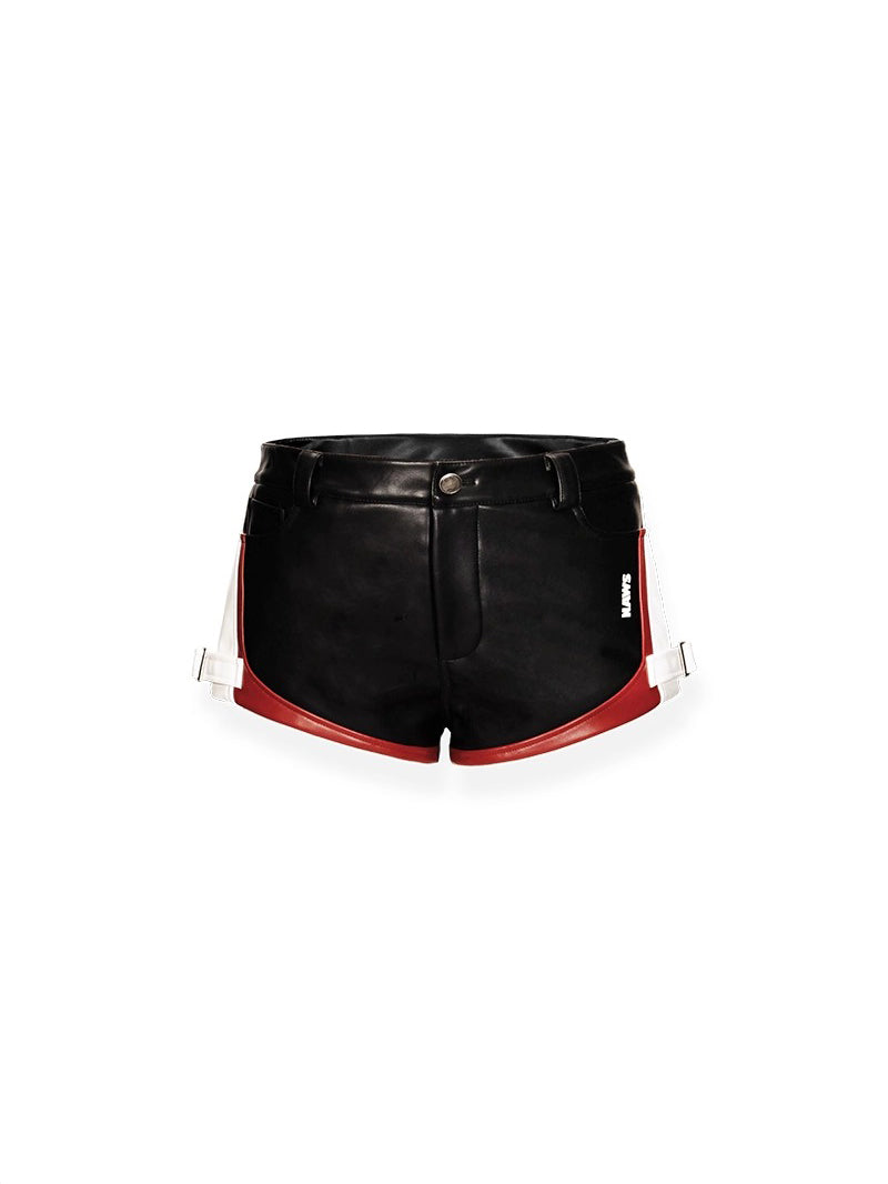 NAWS Short Leather Motorcycle Shorts