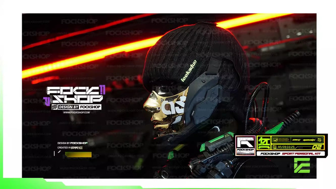 CYBERPUNK FOCKSHOP human face mask