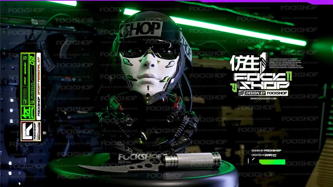CYBERPUNK FOCKSHOP human face mask