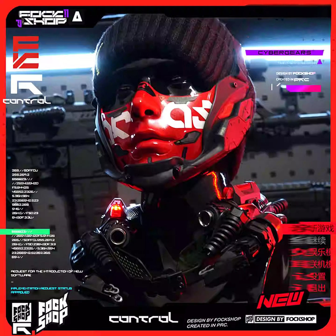 CYBERPUNK FOCKSHOP human face mask