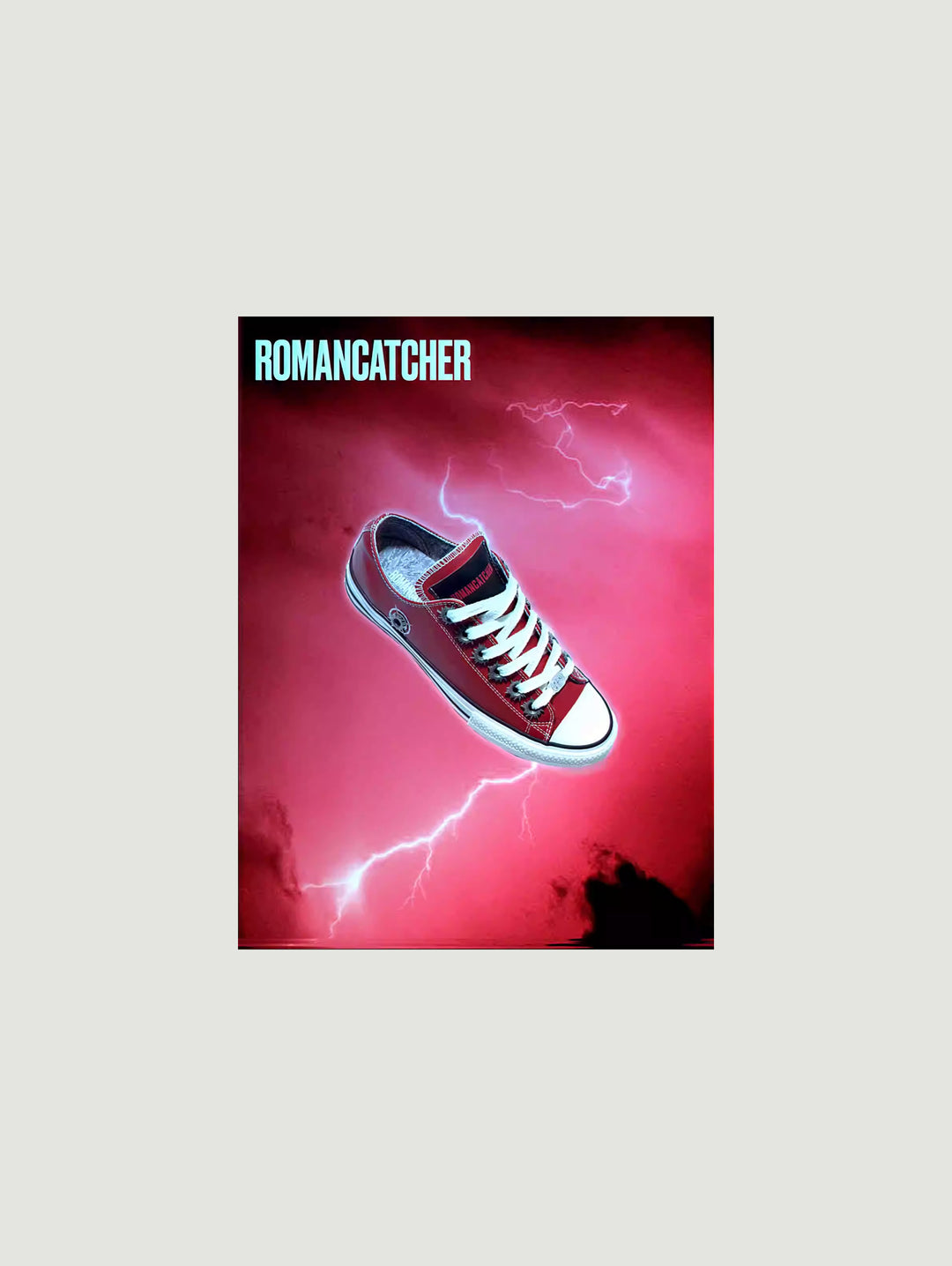 POWSTAR bullet-perforated leather sneakers