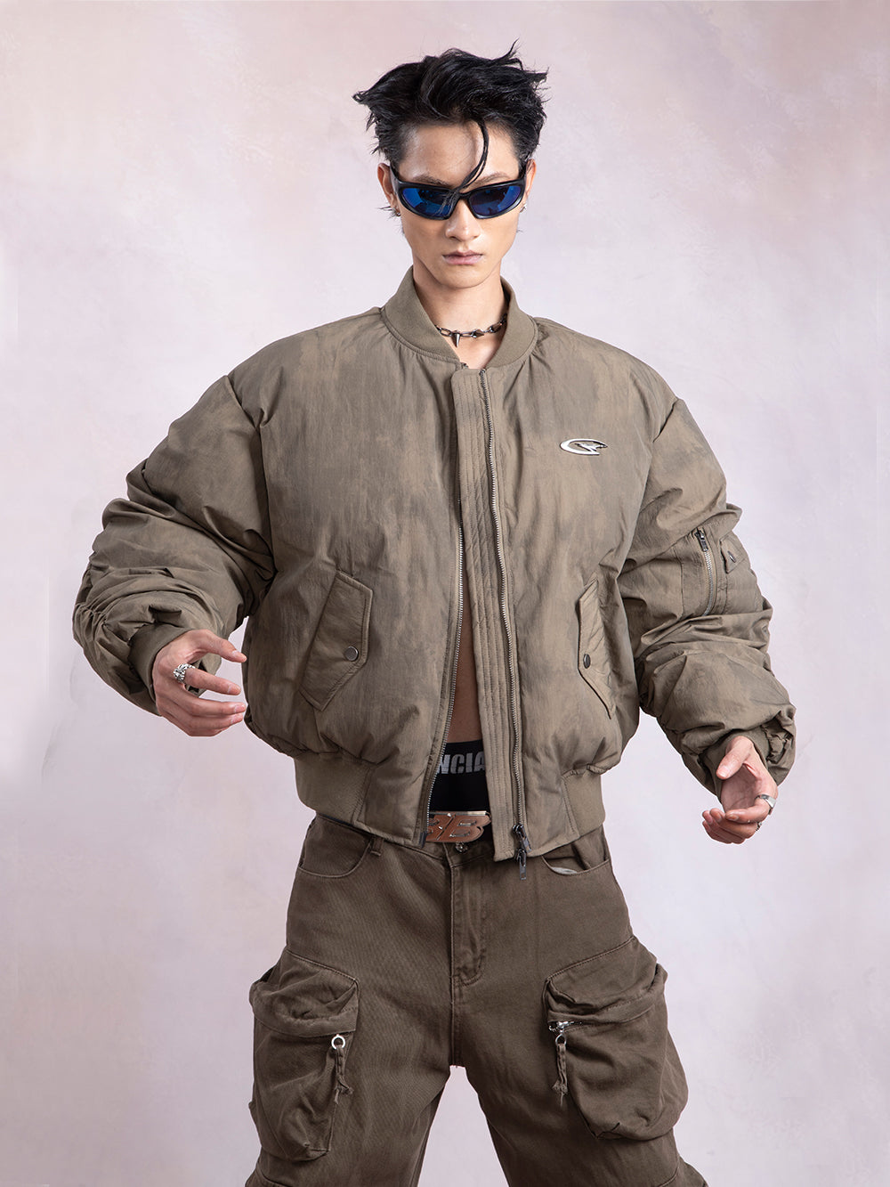 DESERTED bomber jacket