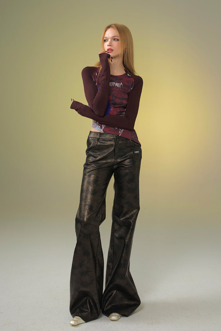 RUST & METAL leather pants - Dragon Star