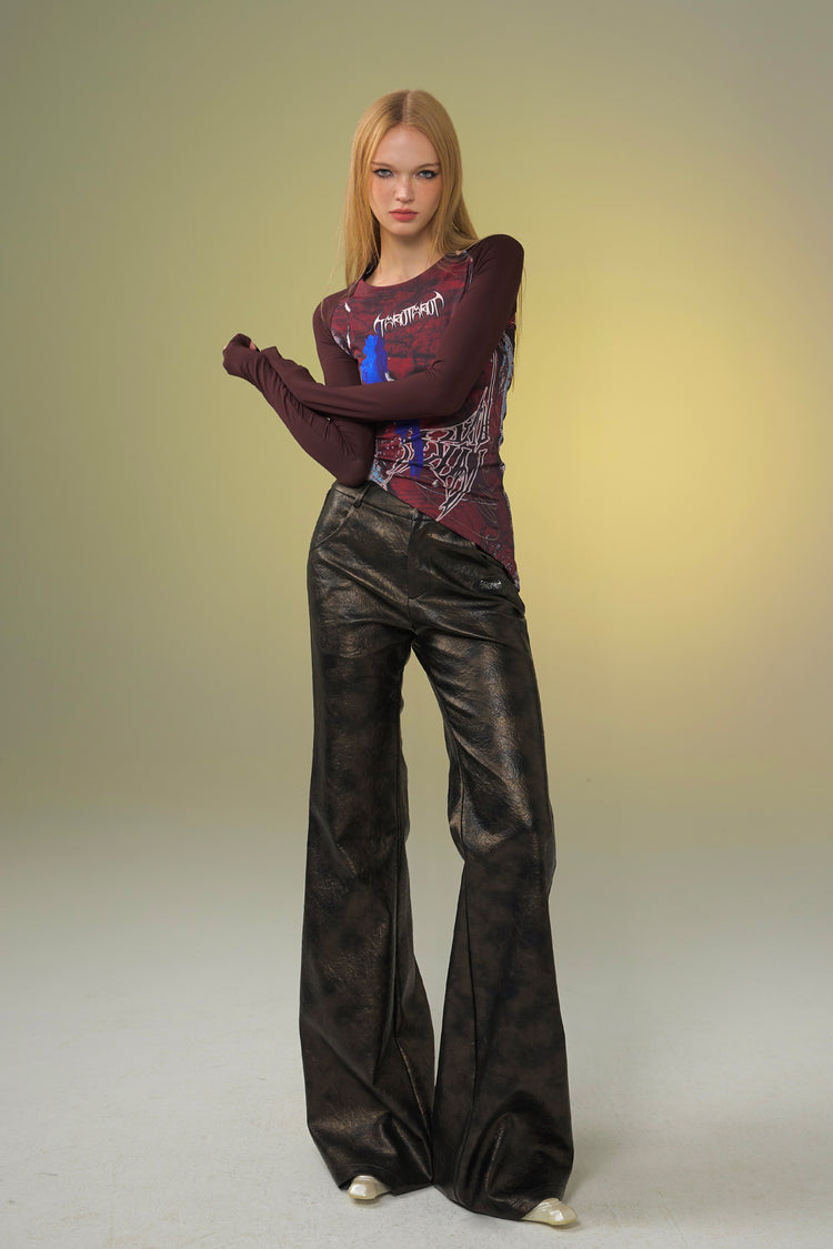 RUST & METAL leather pants - Dragon Star