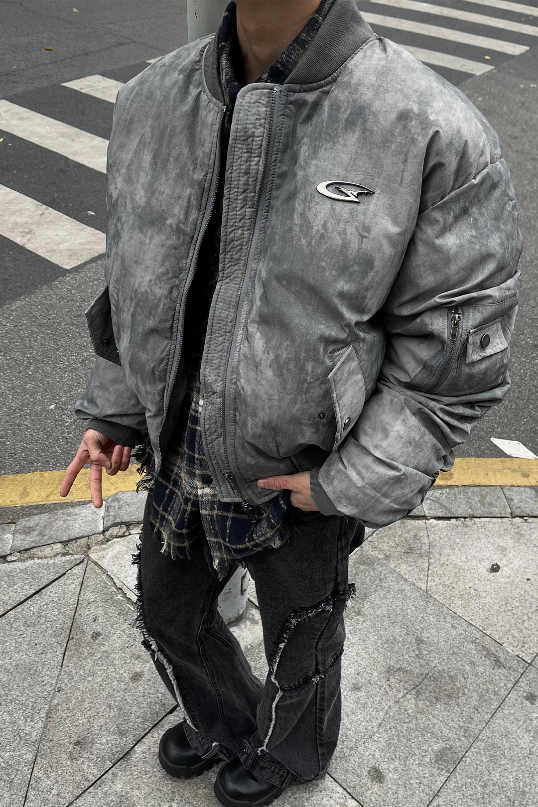 DESERTED bomber jacket