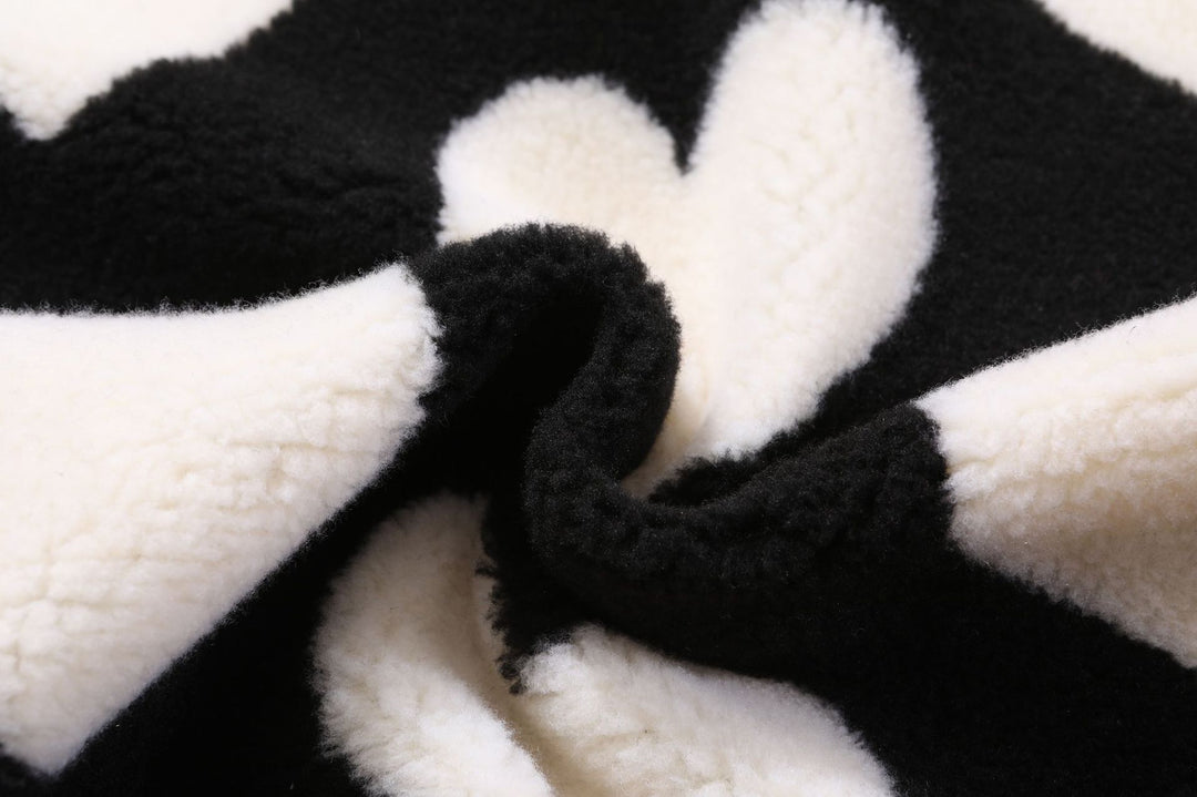 PLUSH HEARTS oversized jacket - Dragon Star