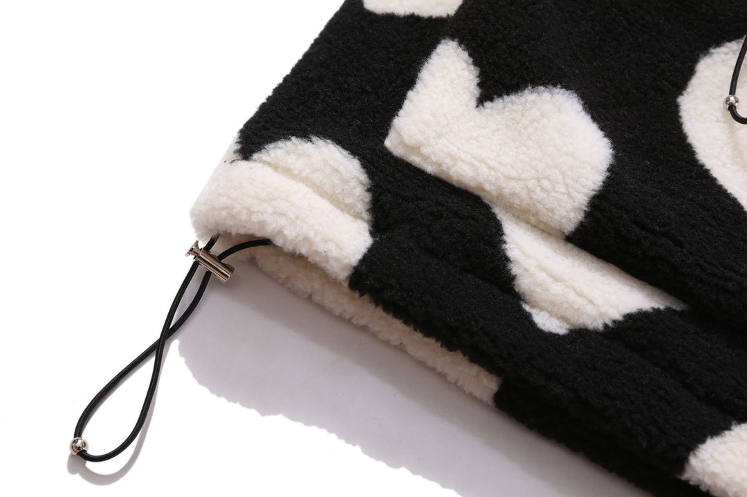 PLUSH HEARTS oversized jacket - Dragon Star