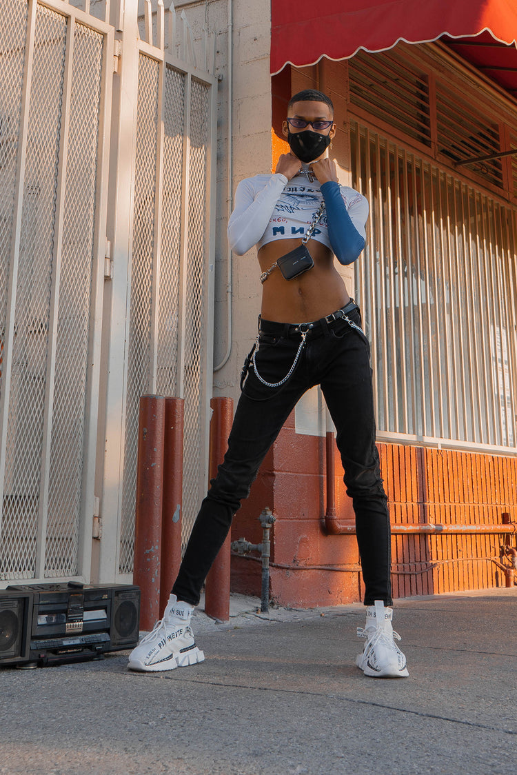 MIR collar crop top - Dragon Star