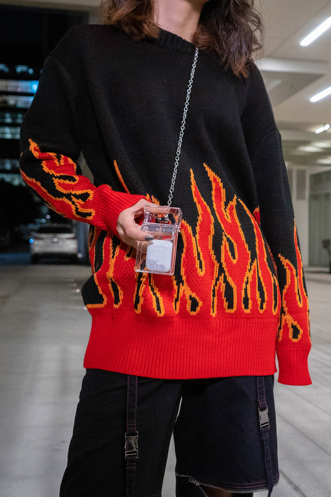 FLAME BLAZE oversized sweater - Dragon Star