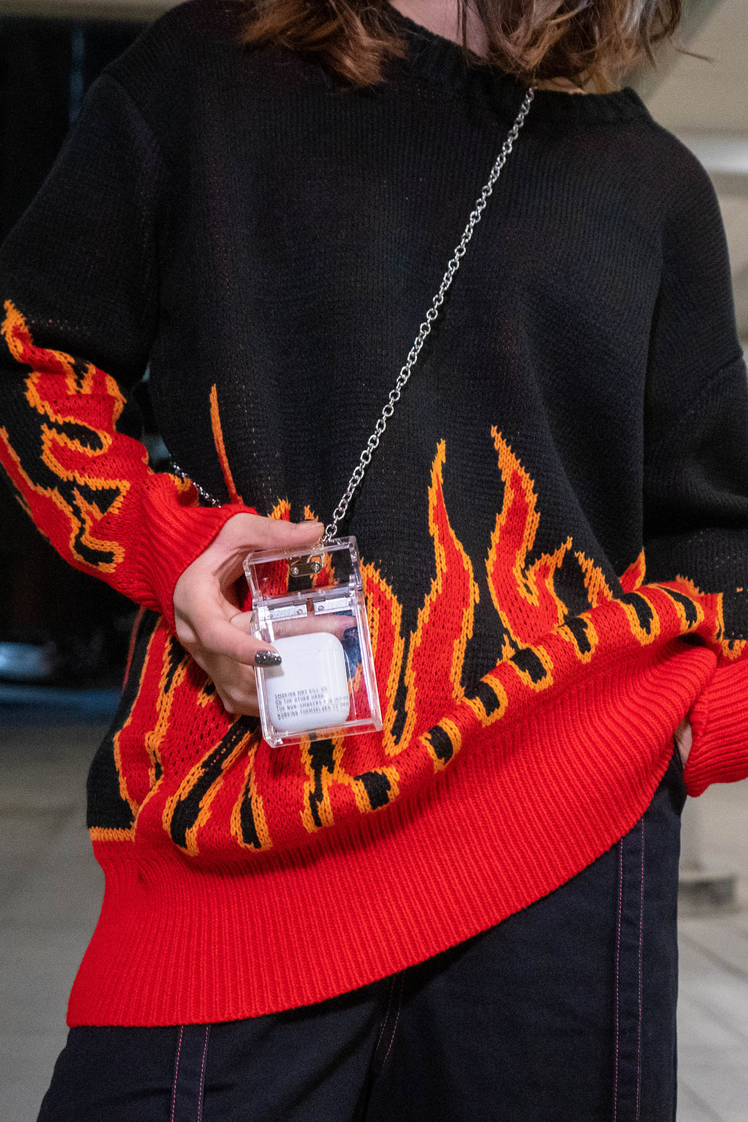 FLAME BLAZE oversized sweater - Dragon Star